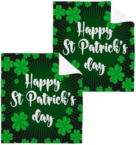 YETTASBIN St Patricks Day Washcloths 2 Pack 1