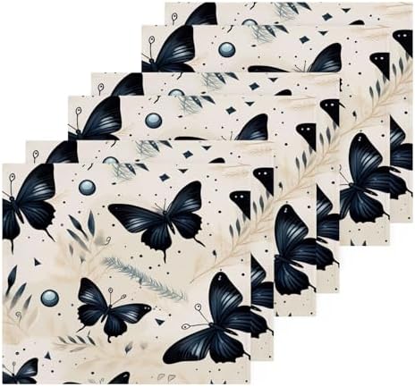 Yettashin Butterfly Baby Washcloths Soft Absorbent Cotton Reusable 12x12 inch