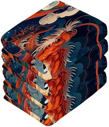 Modern Soft Face TowelsReusable 12x12 inch Washcloths