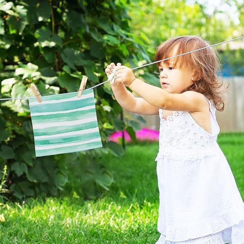 Xigua Green Watercolor Washcloth Set