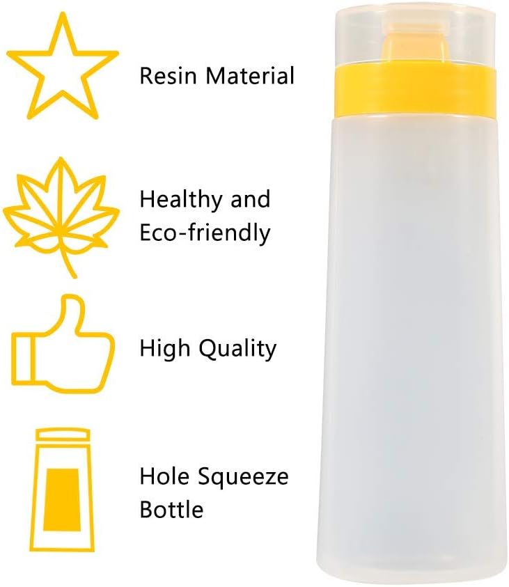 Ergonomic Mayonnaise Dispenser4-Hole Capacity