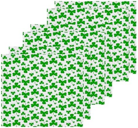 St Patricks Day Clover Washcloth Set 2-Pack