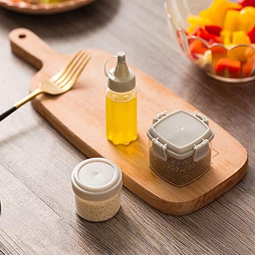 12-Piece Set of Mini Plastic Sauce Squeeze Bottles