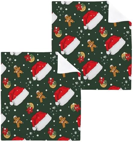 Xigua Christmas Hats Washcloth Set