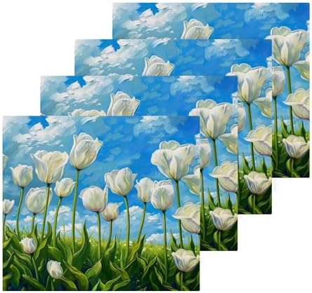 Elegant Tulip- Shaped Washcloth Set for Fast Drying Cleaning More