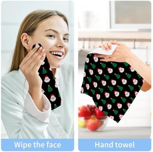 Santa Claus Washcloth Set - Fast Drying Eco-Friendly