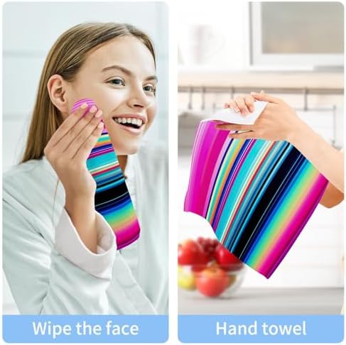 Mexican Stripes Washcloth Set 2-Piece