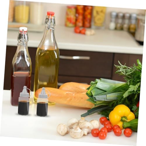 Mikinona Mini Refillable Ketchup Honey 4PCS Ultimate Compact Kitchen Solution