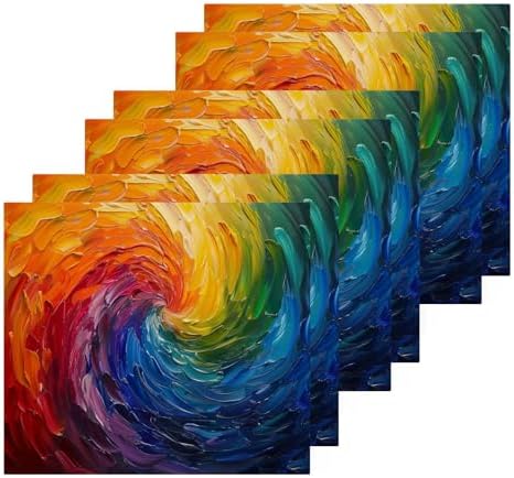 Tie Dye Washcloth Set - Soft Reusable and Versatile for Home Travel