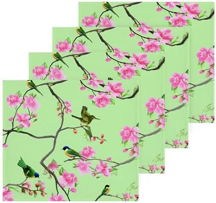 Bird-Shaped 12x12 Cotton Washcloths for Bathroom Gym and More