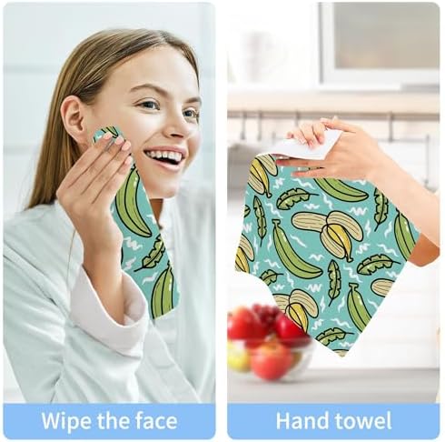 Xigua Banana Pattern Washcloth Set