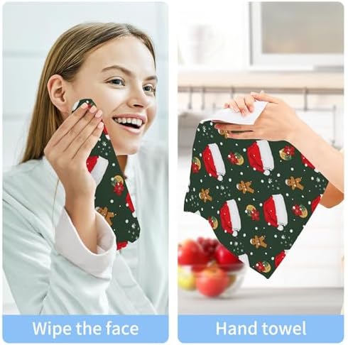 Xigua Christmas Hats Washcloth Set