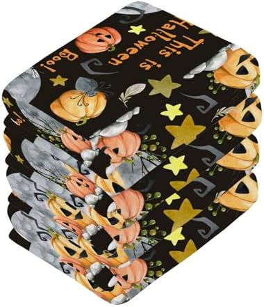 Halloween pumpkin washcloths Perfect Bath Gym Essentials