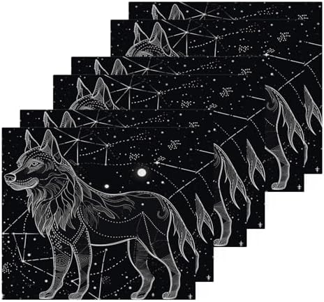 Wolf Washcloths 2 Pack Soft Absorbent Cotton Towels