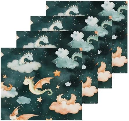 Xigua Cute Dragons Washcloth Set