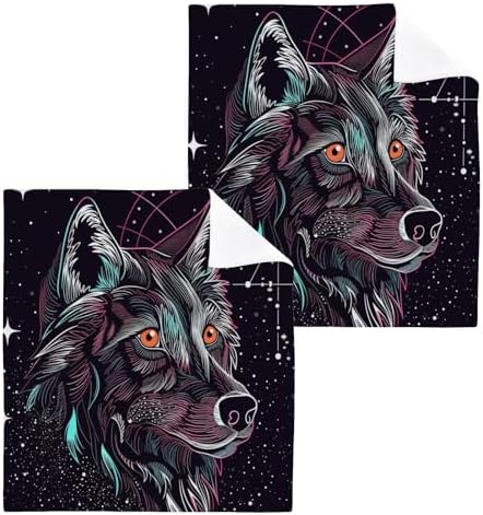 Wolf Washcloth 2-Pack