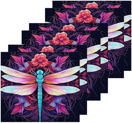 Dragonfly Washcloths 2 Pack Soft Absorbent Cotton Face Towels