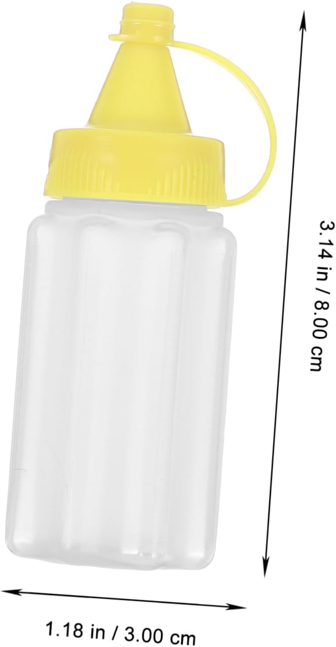 Zerodeko Squeeze Bottle Dispensing Condiments with Elegance