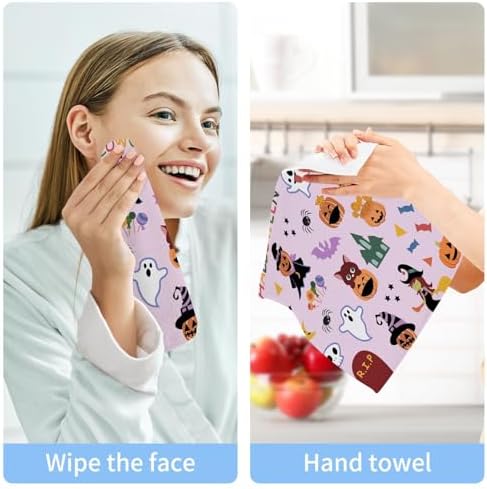 Halloween Gnome Washcloth Set 2 Pack