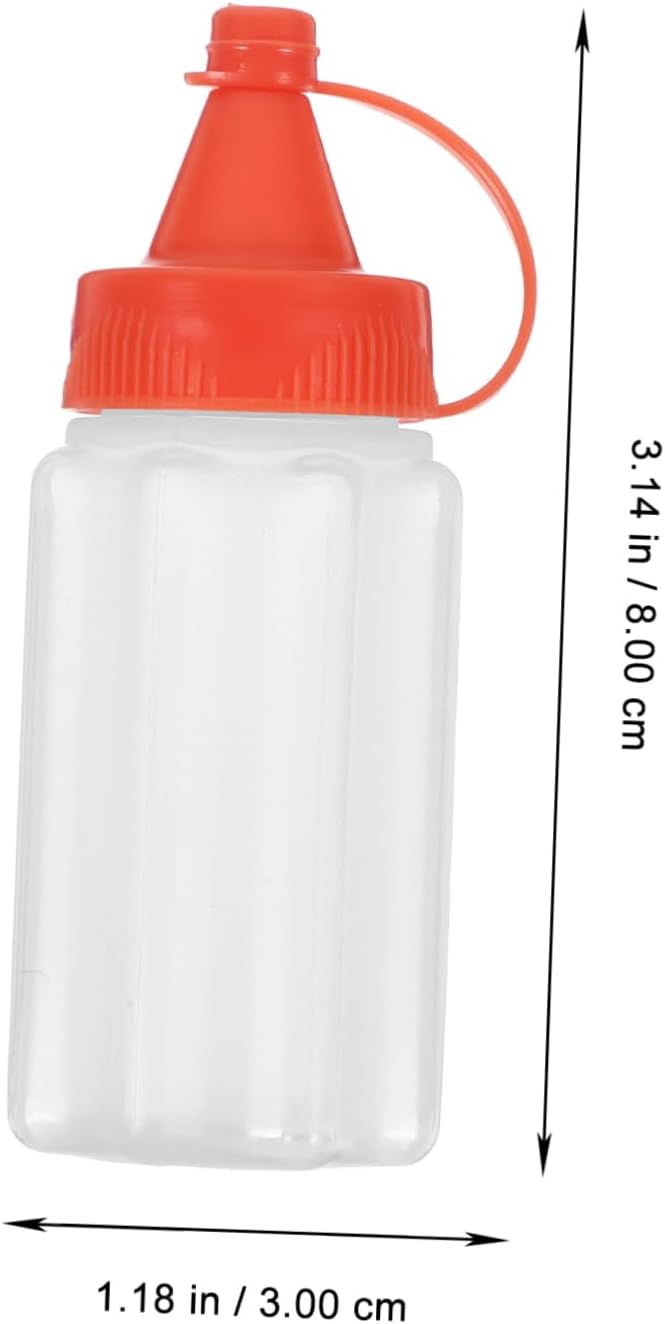 Hoement Reusable Condiment Squeeze Bottles