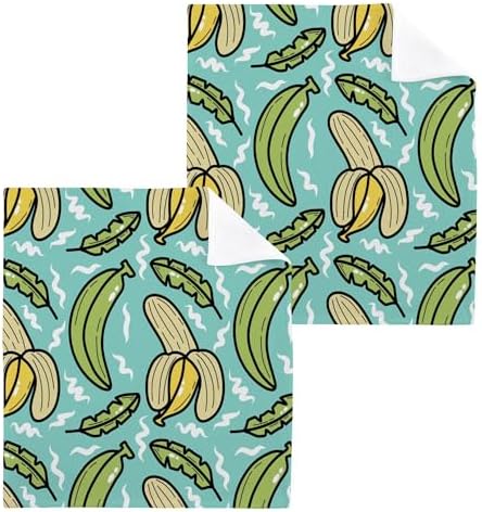 Xigua Banana Pattern Washcloth Set