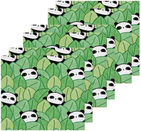 cartoon panda washcloths 2 pack