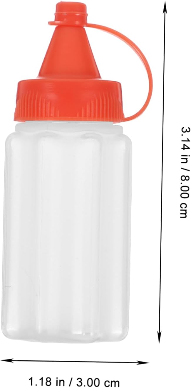 Perfect for Daily Use - Space-Saving Condiment Squeeze Bottles