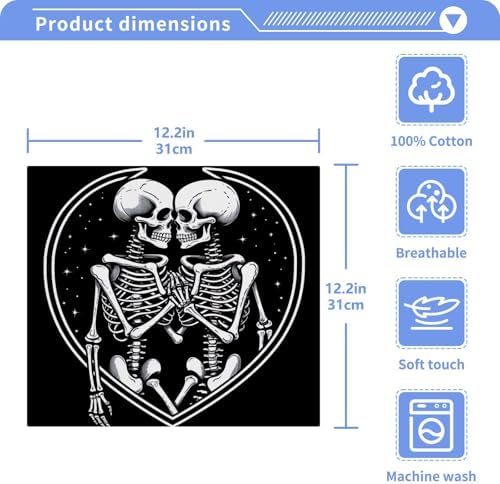 Skeletons Washcloths 2 Pack