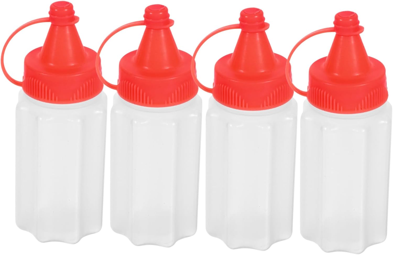 Mini Mustard Squeeze Bottles Reusable Portable Design 12-Pack Mustard Bottle Set
