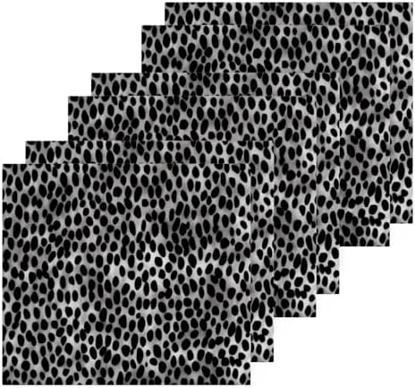 Leopard Print Cotton Washcloth Set for Babies Kids