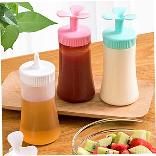 FUNOMOCYA Squeeze Condiment Bottles for Ketchup Mustard Sauce Salad Dressing Dipping
