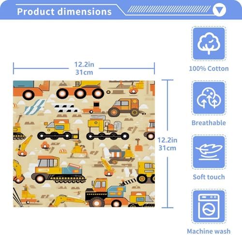 Discover the YettASBIN Cartoon Face Towels SoftReusable -absorbent for daily use