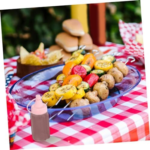 4pc Squeeze Bottle Kit for Ketchup Olive Oil Syrup