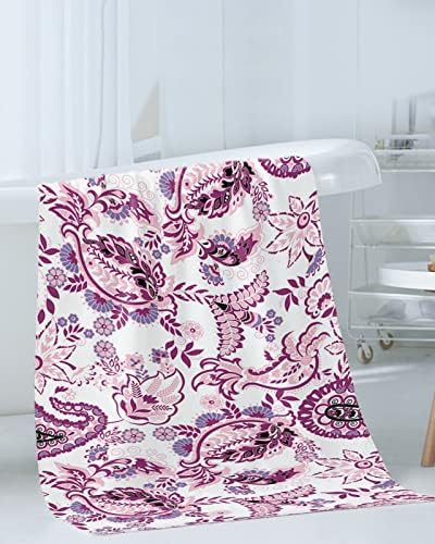 Elegant Microfiber Bath Towels Set Luxury Soft Quick-Drying for Home Kitchen