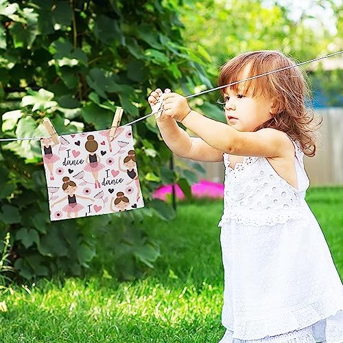 Perfect Start in the Bathroom - Ballet Girl Washcloth Set