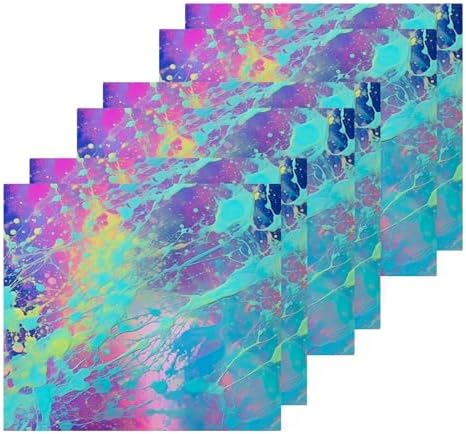 Iridescent Washcloth Set Soft AbsorbentReusable Washcloths for Baby and Fingertip Towels