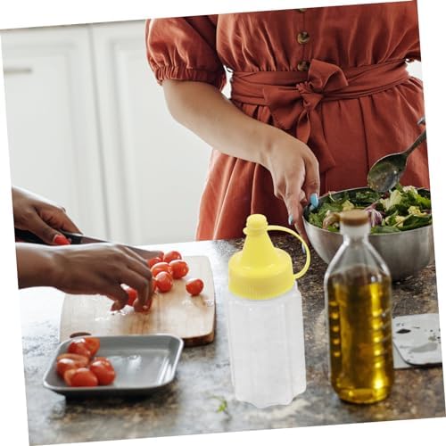 Zerodeko Squeeze Bottle Dispensing Condiments with Elegance
