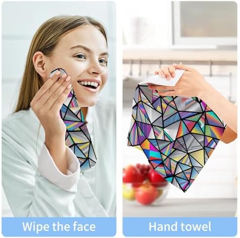 Double-Sided Irregularly Absorbent Soft Washcloths for Face Hand and Body