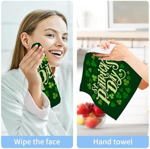 St Patricks Day Reusable Washcloths 2 Pack