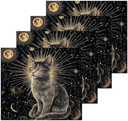 Xigua Cat Moons Washcloth Set