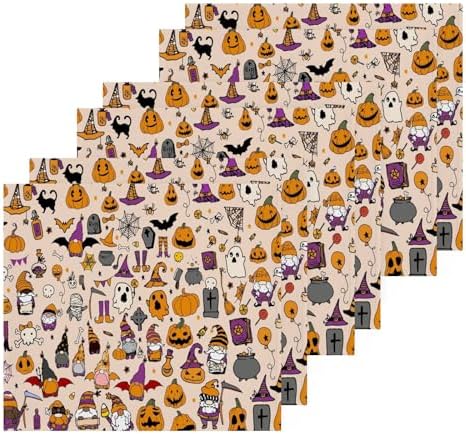 YETTASBIN Halloween Gnome Washcloths 2 Pack 1