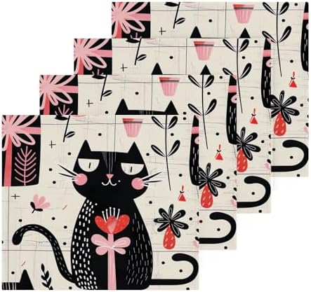 Yettastbin Washcloth Set for Cats