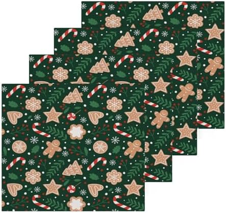 Perfect Christmas Washcloths 12x12 Icy Soft Reusable Face Towels