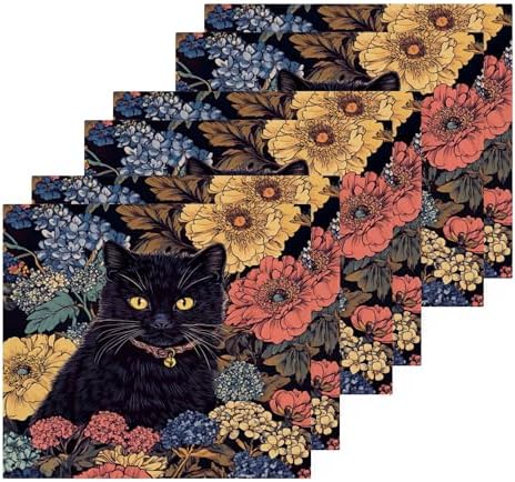Fast Drying Xigua Black Cat Washcloth Set for multi-functional use