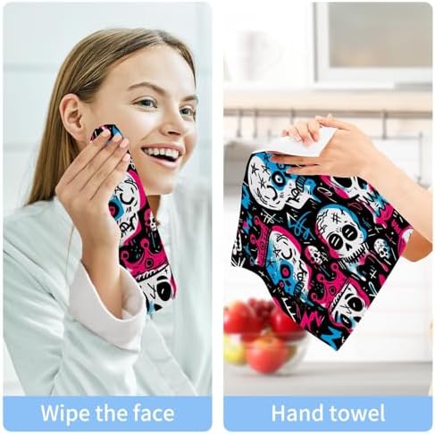 Yetitasbin Skull Washcloth Set 2-Pack
