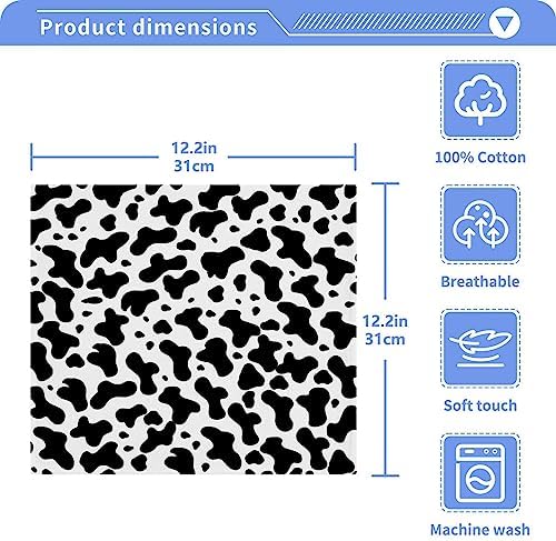Masterpiece Cow Print Washcloth 2-Pack