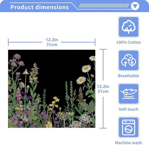 Herbal Wildflower Washcloth 2 Pack