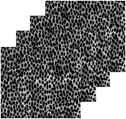 Leopard Print Cotton Washcloth Set for Babies Kids