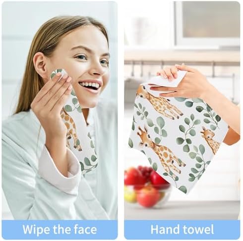 Cute Giraffe Washcloths for Adults Kids