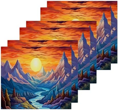 Nature Mountain Washcloth Set